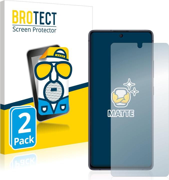 Actual product image BROTECT Anti-glare screen protector matt (2 Piece, Samsung Galaxy S10 Lite)