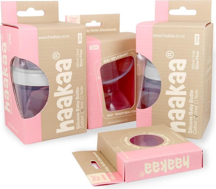Produktbild Haakaa Generation 3 Milchpumpe + Flasche Set 160ml - Grau