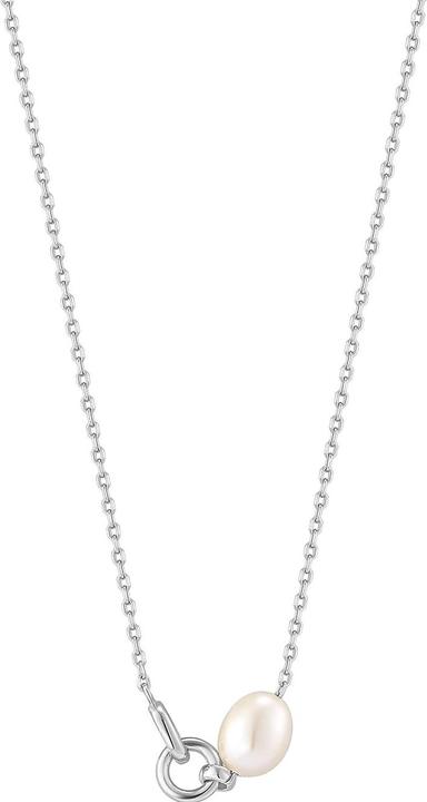 Ania Haie N043-02H Pearl Power Damen Halskette, verstellbar (Plata Esterlina 925, 40 - 45 cm)