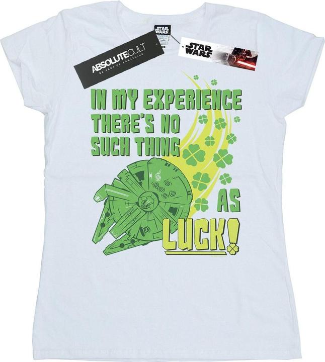 Star Wars Millennium Falcon Shamrock Luck TShirt (S)