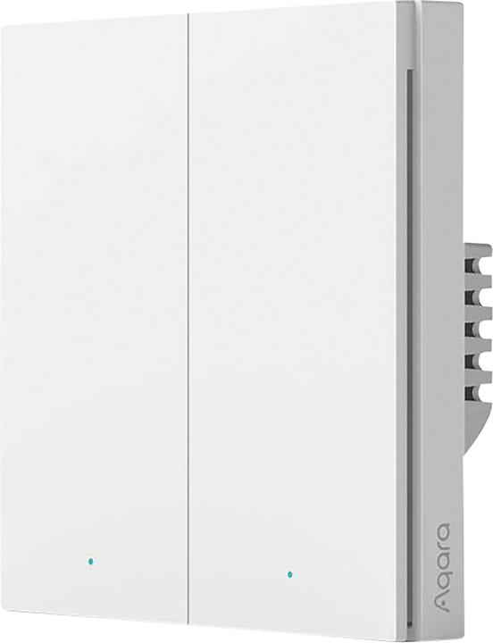 Image du produit Aqara Interrupteur Smart Wall H1 Blanc Non Neutre, Double Rocker (Zigbee)