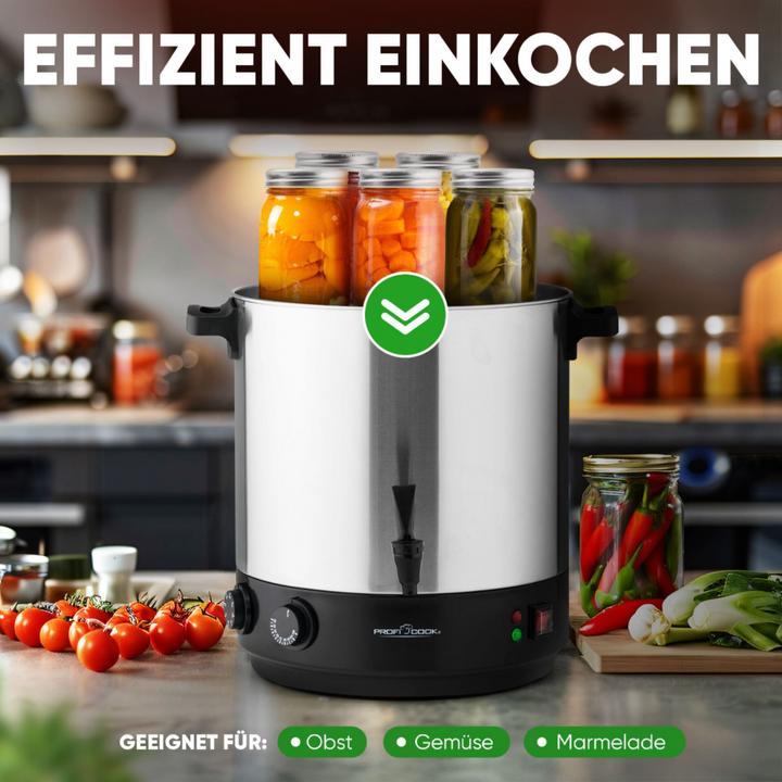 Actual product image Proficook Profi Cook PC-EKA 1283 inox 501283 Boiling/hot drinks machine silver (32 l)