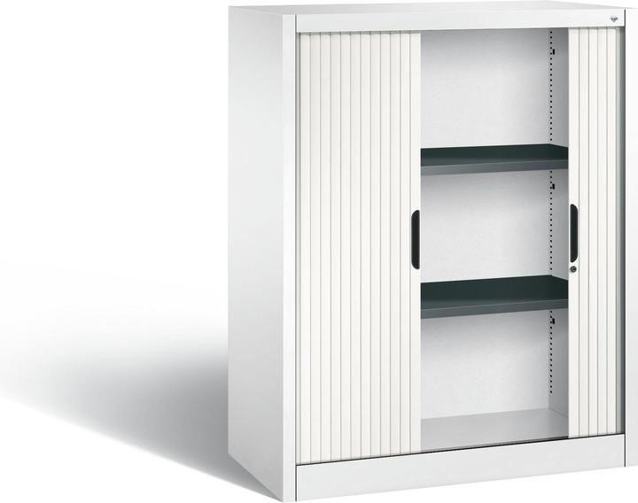 Actual product image C+P Roller shutter cabinet with horizontal blind (100 x 42 x 123 cm)