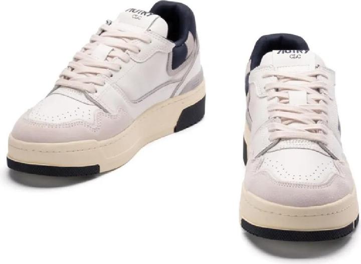 Actual product image Autry sneakers clc low in suede and nubuk white and blue (41)