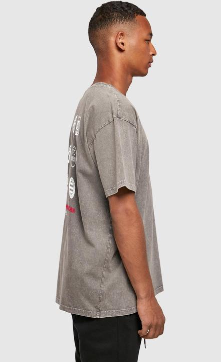 Actual product image FC Bayern München Logo History Acid Washed Heavy Oversize Tee - 115115 (L)