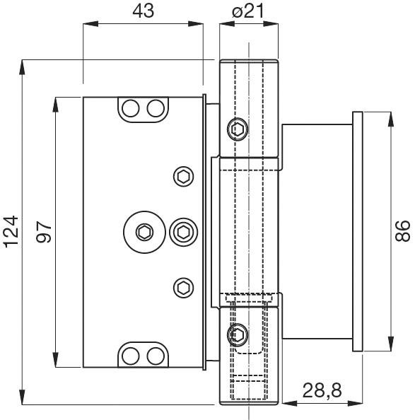 Produktbild Anuba Haustürbänder Duplex 321-3D