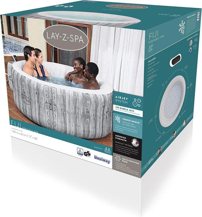 Image du produit Bestway Lay-Z-Spa® 71 x 26/1.80m x 66cm Fiji A (4 pers.)