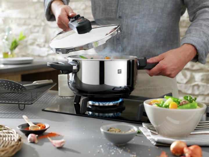 Produktbild Zwilling Ecoquick II Dampfkochtopf, 6l (22 cm, Kochtopf, Edelstahl)