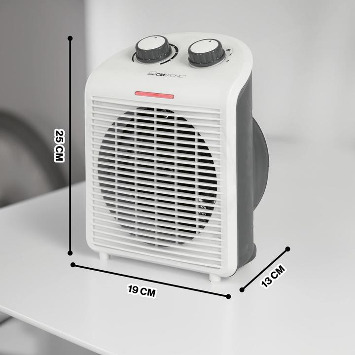 Produktbild Clatronic HL3761WH Elektrische Raumheizung Indoor Elektrischer Raumheizlüfter (2000 W)