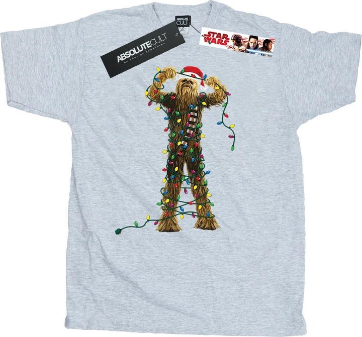 Star Wars Chewbacca Christmas Lights TShirt (XXL)