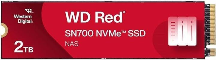 QNAP WD Red SN700 - SSD - 2 TB - intern - M.2 2280 - PCIe (NVMe) (2000 GB, M.2 2280)