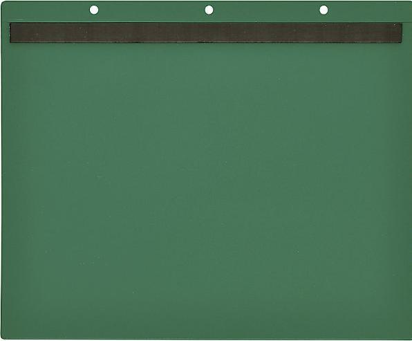 Actual product image Valdemar Krog Document pouches, with magnetic strips, pack of 50, WxH 305 x 230 mm, A4, green. (A4)