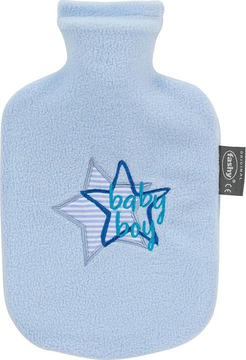 Produktbild Fashy Kinderwärmflasche Hellblau Baby Boy Flauschbezug Thermoplastik (0.80 l)