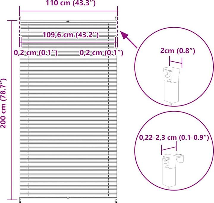 Produktbild VidaXL Eward (110 x 200 cm)
