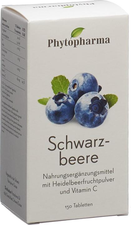 Phytopharma Schwarzbeere Tabletten (1 Stück, Tabletten, 110 g)