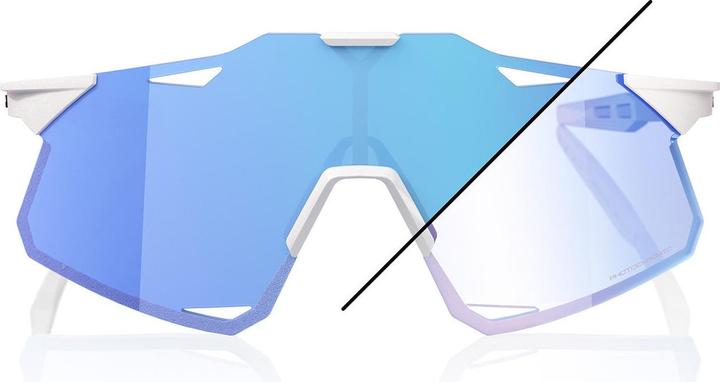 Produktbild 100% HYPERCRAFT LE - Bastille (Weiss, Blue Mirror Photochromic)