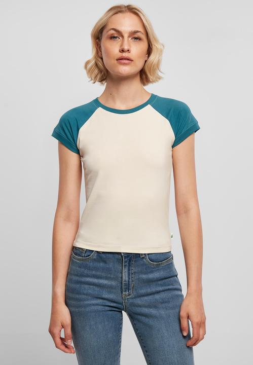 Produktbild Urban Classics Ladies Organic Stretch Short Retro Baseball Tee (4XL)