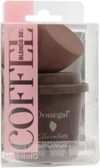 Image du produit Donegal Gąbka do makijażu Morning Coffee - Chocolate z etui (4352) 1szt