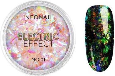 Immagine prodotto Neonail Polvere per unghie effetto elettrico No1 3g (Trasparente, Smalto)