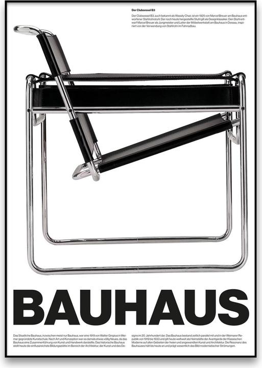 Produktbild Plakativ BAUHAUS B3 Poster A3 (30 x 42 cm)