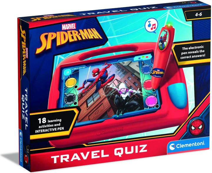 Produktbild Clementoni Travel Quiz Spiderman