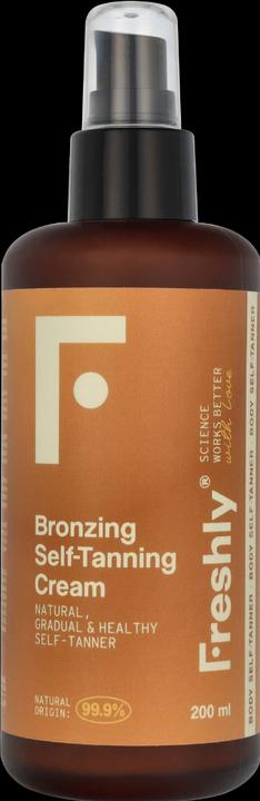 Productafbeelding Freshly Cosmetics Natuurlijke Cream Bronzing Radiance Bronzer 200ml (Zelfbruinende doek, 200 ml)