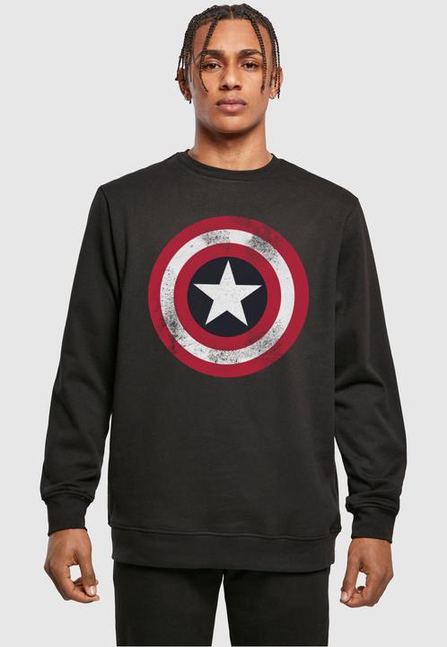 Actual product image Absolute Cult Avengers - Captain America Distressed Shield Crewneck - 116767 (XXL)