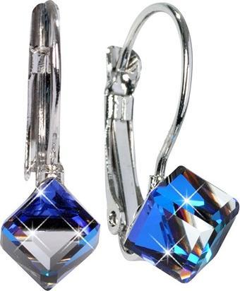 Levien Stylish earrings Cube Bermudaue (L)