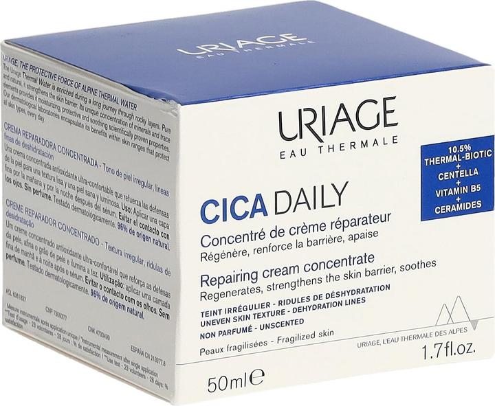 Actual product image Uriage Dagcréme Concentrate Cica Daily Repairing 50 ml (50 ml, Day cream)