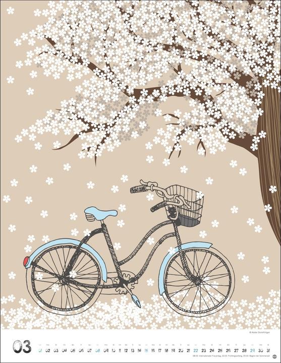 Image du produit Bike Art Posterkalender 2026 (34 x 44 cm, Couverture rigide, Allemand)
