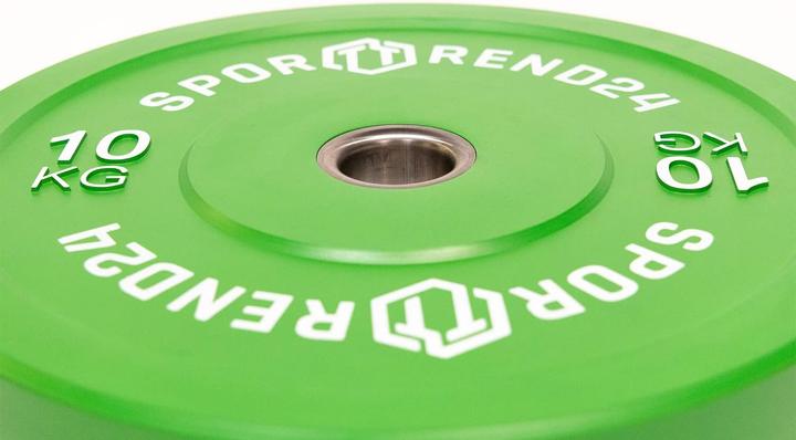 Actual product image Sporttrend 24 Bumper Plate Gewichtsscheibe 10 kg für Langhantel (1 x 10 kg)
