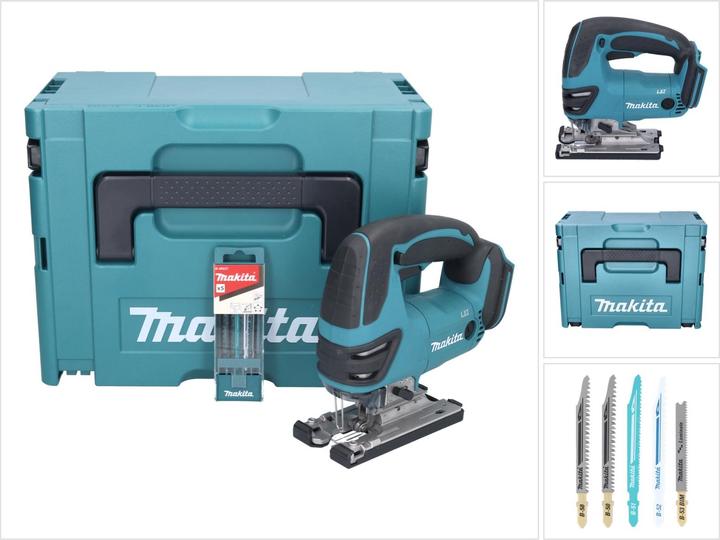 Image du produit Makita DJV 180 ZJ Scie sauteuse 18 V + 5 lames + Makpac - sans batterie, sans chargeur