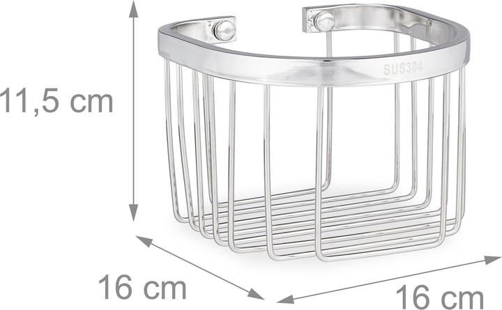 Actual product image Relaxdays Shower tray (16 x 16 x 11.5 cm)