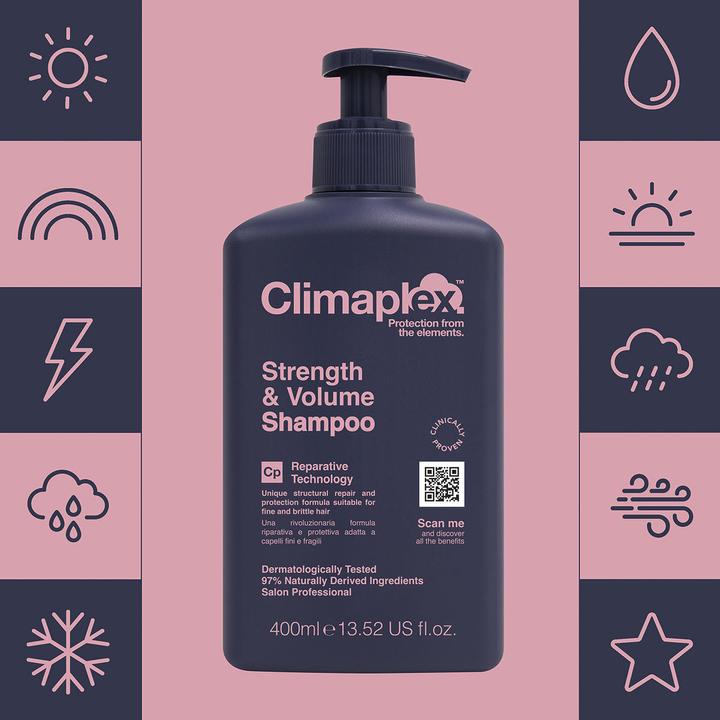 Actual product image Climaplex Strengh & Volume Shampoo (400 ml, Liquid shampoo)