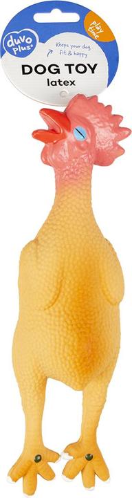 Productafbeelding EBI Duvo+ latex kip met geluid (Kauwspeeltje voor honden)