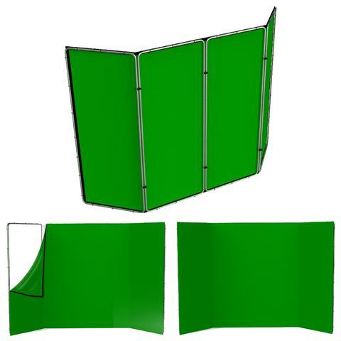Produktbild Studioking Panorama Hintergrund Green Screen FSF-240400PT 240x400 cm (400 cm, 240 cm)