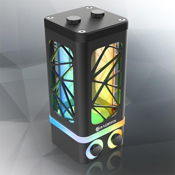 Produktbild Raijintek ANTILA PURE R100B Ausgleichsbehälter, 172,5mm, ARGB