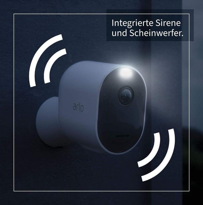 Image du produit Arlo Pro 3 Spotlight, caméra additionnelle blanc (2560 x 1440 Pixels)