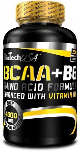 Biotech USA BCAA+B6 (200 Stück, Tabletten, 200 g)
