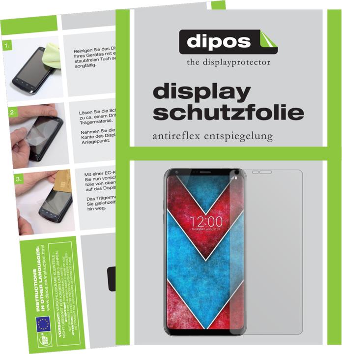 Actual product image Dipos Screen Protector Anti-Glare (6 Piece, LG V30)