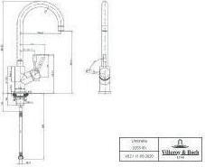 Actual product image Villeroy & Boch V&B Single-lever sink mixer UMBRELLA bronze
