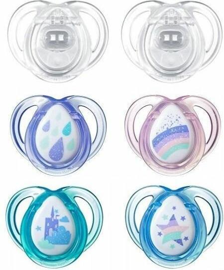 Productafbeelding Tommee Tippee Any Time Klassieke Baby Fopspeen Siliconen (2 x, tot 6 M.)