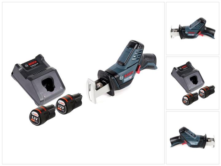 Produktbild Bosch Professional Bosch GSA 12V-14 Akku Säbelsäge 12 V + 2x Akku 2,0 Ah + Ladegerät