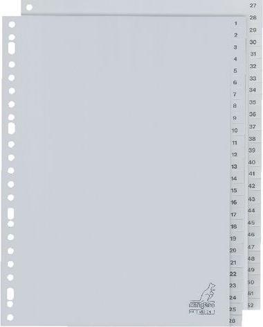 Kangaro 1 to 52 indexes DIN A4 52-piece cardboard 23 holes G452CM