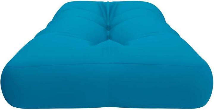Produktbild VidaXL Palettenkissen Palettenpolster Palettensofa Rückenkissen Hellblau Stoff (120 x 40 x 12 cm)