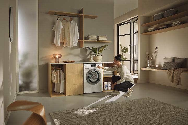 Produktbild Miele Waschmaschine WEI895 WPS 125 Gala Edition Lotosweiss (9 kg, Rechts)