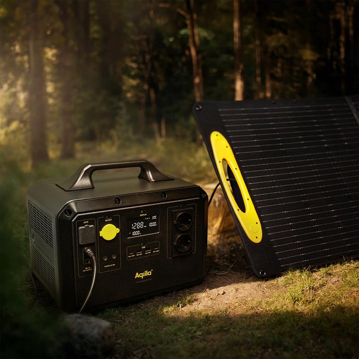 Produktbild Aqiila SUNBIRD P200 AQSO200SUN010 Solar-Ladegerät Ladestrom Solarzelle 9.75A 200W (200 W, 9.25 kg)