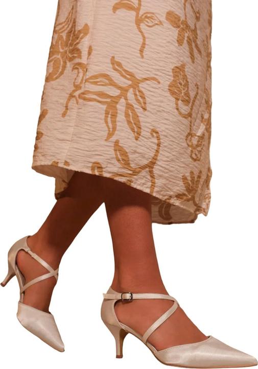 Actual product image Where's That From Womens/Ladies Kennedi Crossover Strap Kitten Heel Shoes (39)