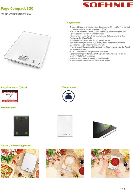 Actual product image Soehnle Page Compact 300