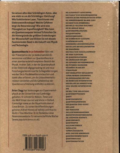 Produktbild Quantentheorie in 30 Sekunden (Deutsch, Brian Clegg, 2015)